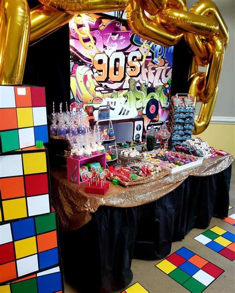 90 themed party|90s theme graduation party ideas.